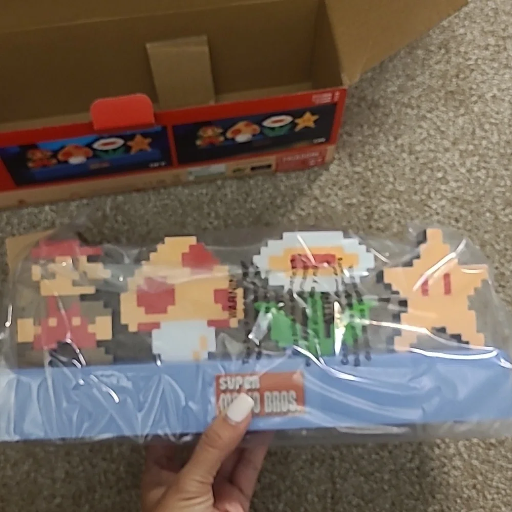 NWT Super Mario Bros Icons Light